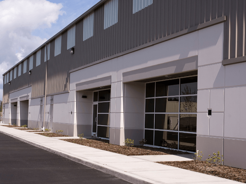 Picture of the side of an office building