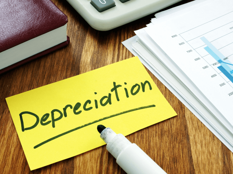 Note with Depreciation Written On It