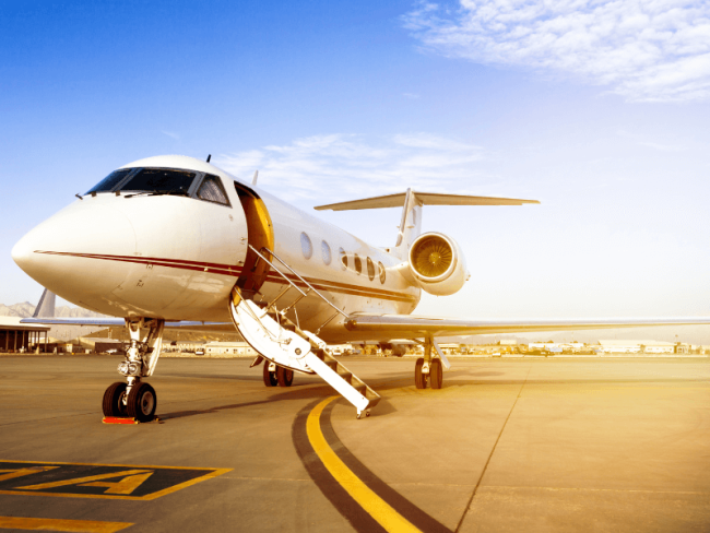 Picture of a Private Jet